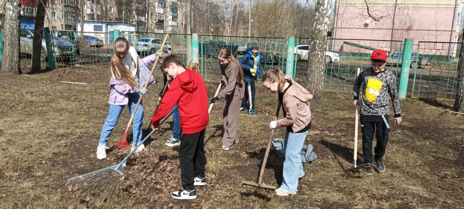 Весенний субботник.